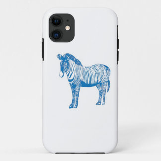 Blue zebra Hoesje-Mate iPhone case
