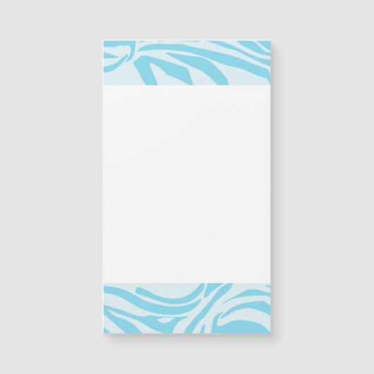 Blue Zebra Pattern (Voorkant)