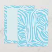 Blue Zebra Pattern (Voorkant / Achterkant)