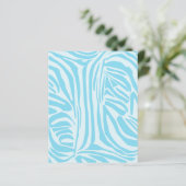 Blue Zebra Pattern (Staand voorkant)