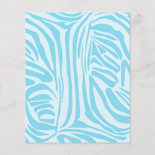 Blue Zebra Pattern (Voorkant)
