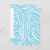 Blue Zebra Pattern (Voorkant / Achterkant)