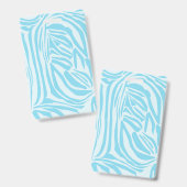 Blue Zebra Pattern Badge (Voor- en achterkant)