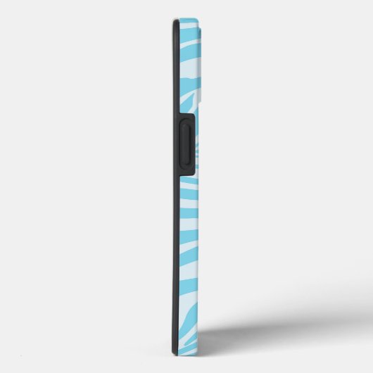 Blue Zebra Pattern Case-Mate iPhone Case (Achterkant / Rechts)