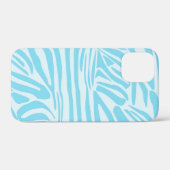 Blue Zebra Pattern Case-Mate iPhone Case (Achterkant (horizontaal))