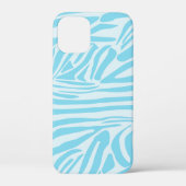 Blue Zebra Pattern Case-Mate iPhone Case (Achterkant)