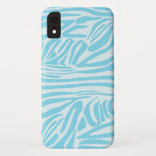 Blue Zebra Pattern Case-Mate iPhone Case