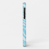 Blue Zebra Pattern Case-Mate iPhone Case (Achterkant/links)