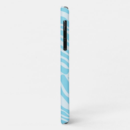 Blue Zebra Pattern Case-Mate iPhone Case (Achterkant/links)