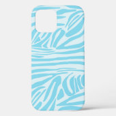 Blue Zebra Pattern Case-Mate iPhone Case (Achterkant)