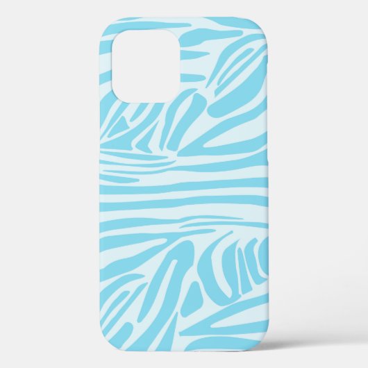 Blue Zebra Pattern Case-Mate iPhone Case (Achterkant)