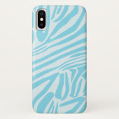 Blue Zebra Pattern Case-Mate iPhone Case (Achterkant)