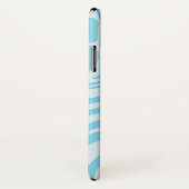 Blue Zebra Pattern Case-Mate iPhone Case (Achterkant / rechts)