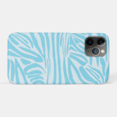 Blue Zebra Pattern Case-Mate iPhone Case (Achterkant (horizontaal))