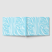 Blue Zebra Pattern Gastenboek (Volledig)