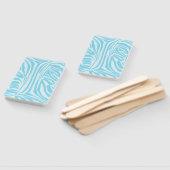 Blue Zebra Pattern Handwaaier (Niet-gemonteerd)