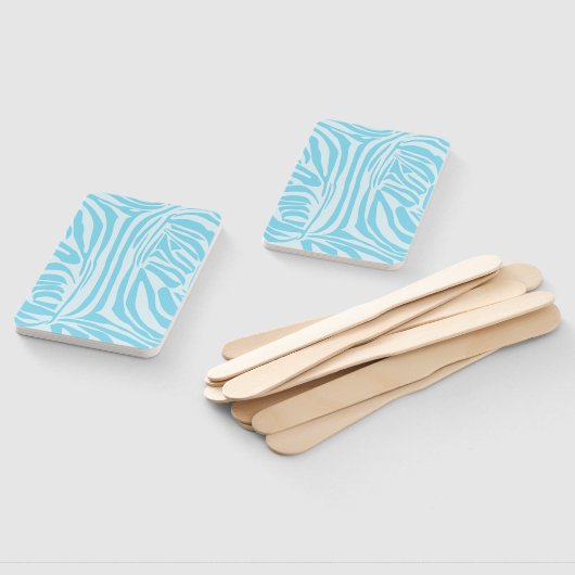Blue Zebra Pattern Handwaaier (Niet-gemonteerd)