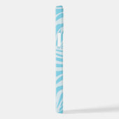 Blue Zebra Pattern iPhone Hoesje (Rechterkant)