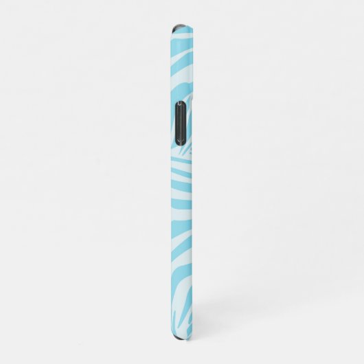 Blue Zebra Pattern iPhone Hoesje (Rechterkant)