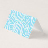 Blue Zebra Pattern Kaart (Voorkant)