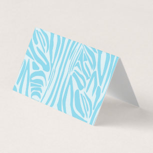 Blue Zebra Pattern Kaart