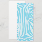 Blue Zebra Pattern Kaart (Voorkant / Achterkant)