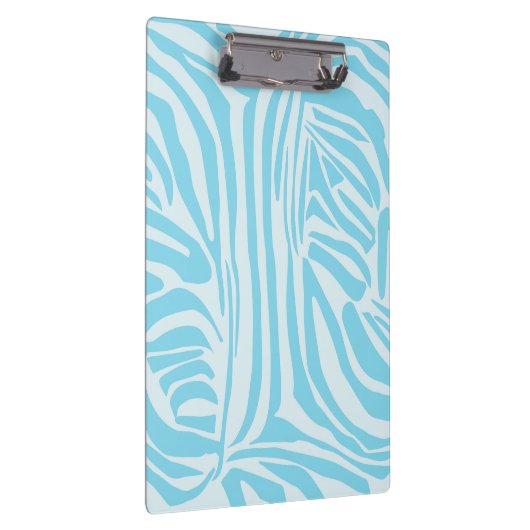 Blue Zebra Pattern Klembord (Rechts)
