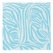 Blue Zebra Pattern Kubus (Voorkant)