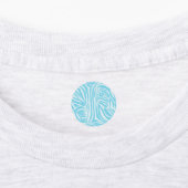Blue Zebra Pattern Labels (Aangebracht)