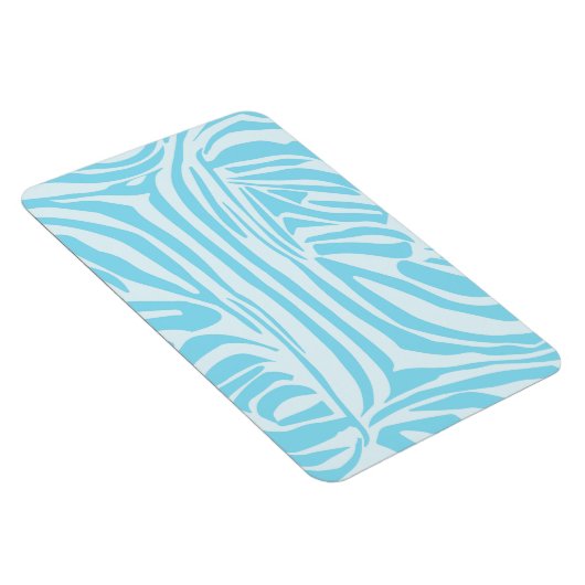 Blue Zebra Pattern Magneet (Rechterzijde)
