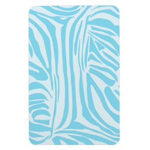 Blue Zebra Pattern Magneet