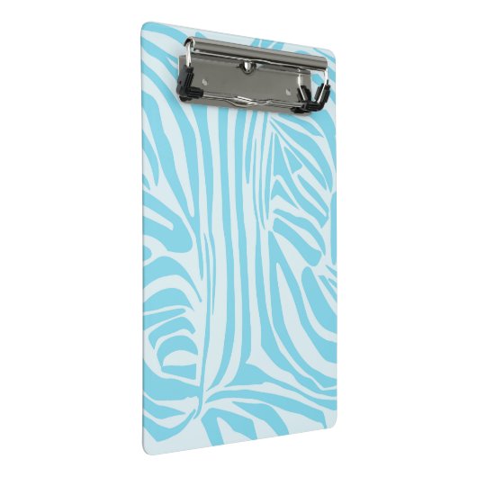 Blue Zebra Pattern Mini Klembord (Schuin)