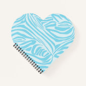 Blue Zebra Pattern Notitieboek (Voorkant)