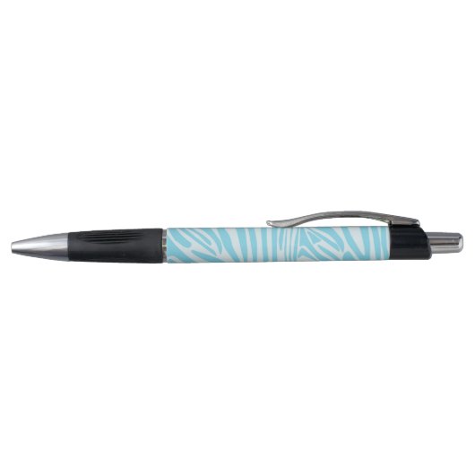 Blue Zebra Pattern Pen (Bovenkant)