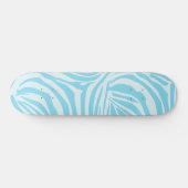Blue Zebra Pattern Persoonlijk Skateboard (Horizontaal)
