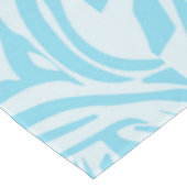 Blue Zebra Pattern Tafelkleed (Gekanteld)