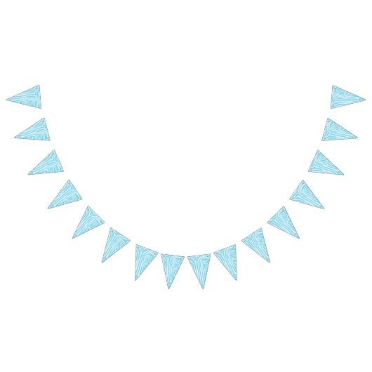 Blue Zebra Pattern Vlaggetjes (Alle)