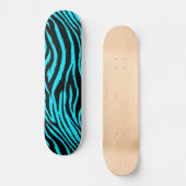 Blue Zebra Skateboard (Voorkant)