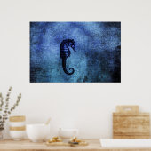 Blue Zee Dragon Poster (Keuken)