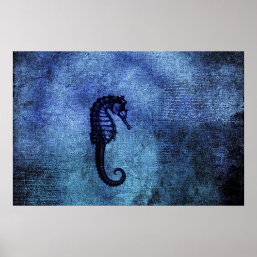 Blue Zee Dragon Poster (Voorkant)