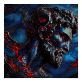 Blue Zee Guardian - AI op het werk Perfect Poster