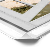 Blue Zee Ocean Uitzicht Fake Window Poster (Hoek)