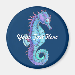 Blue Zee paardenmagneet Magneet