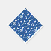 Blue Zee Pattern Servet (Hoek)