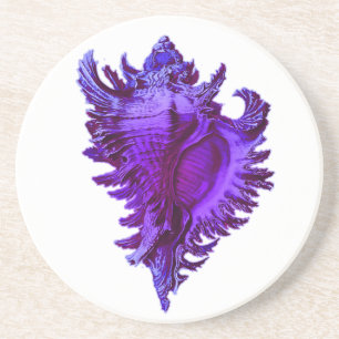 Blue Zee Shell Stone Onderzetter