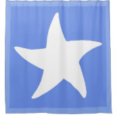 Blue Zee Star Douchegordijn (Voorkant)