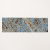 Blue Zen Marble Yoga Mat (Voorkant (horizontaal))