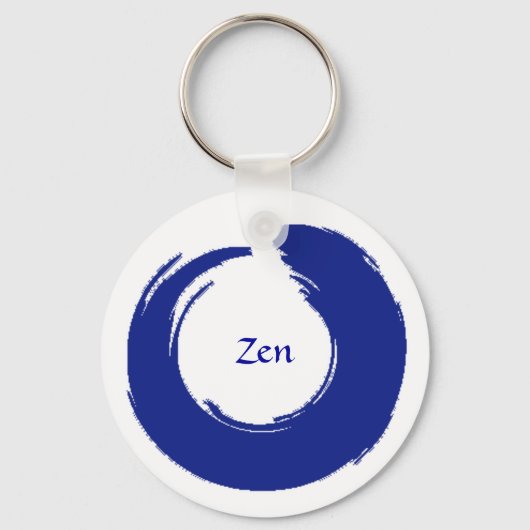 Blue Zen Sleutelhanger (Voorkant)