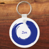 Blue Zen Sleutelhanger (Voorkant)