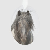 Blue Zeus Kom Wild Hoofbeats Ornament (achterkant)